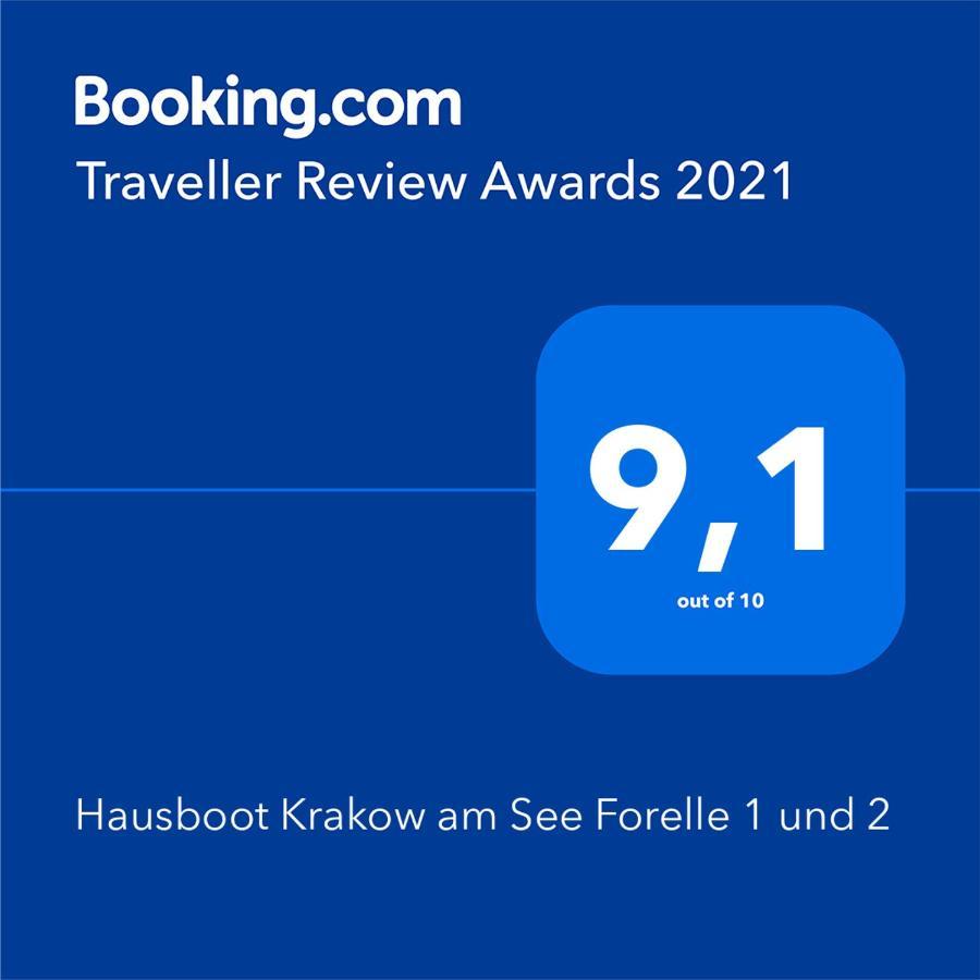 Hausboot Krakow Am See Forelle 1 Und 2 Ngoại thất bức ảnh